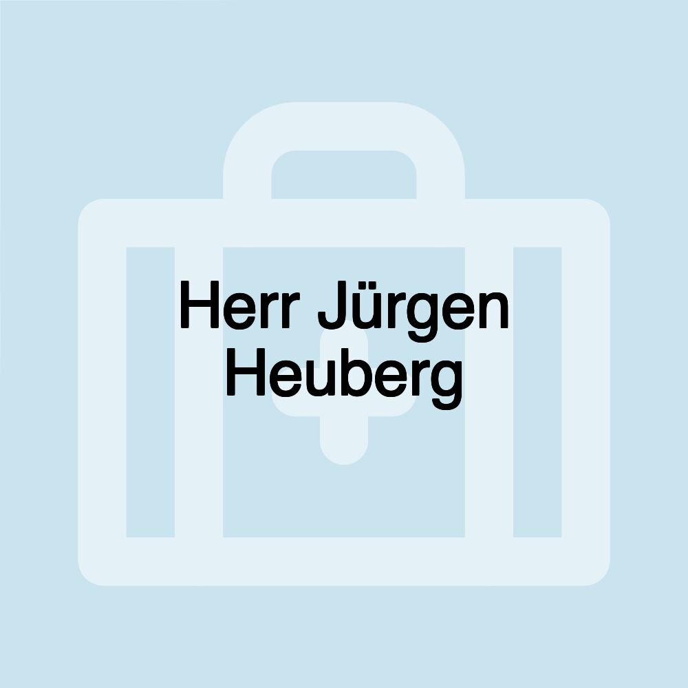 Herr Jürgen Heuberg