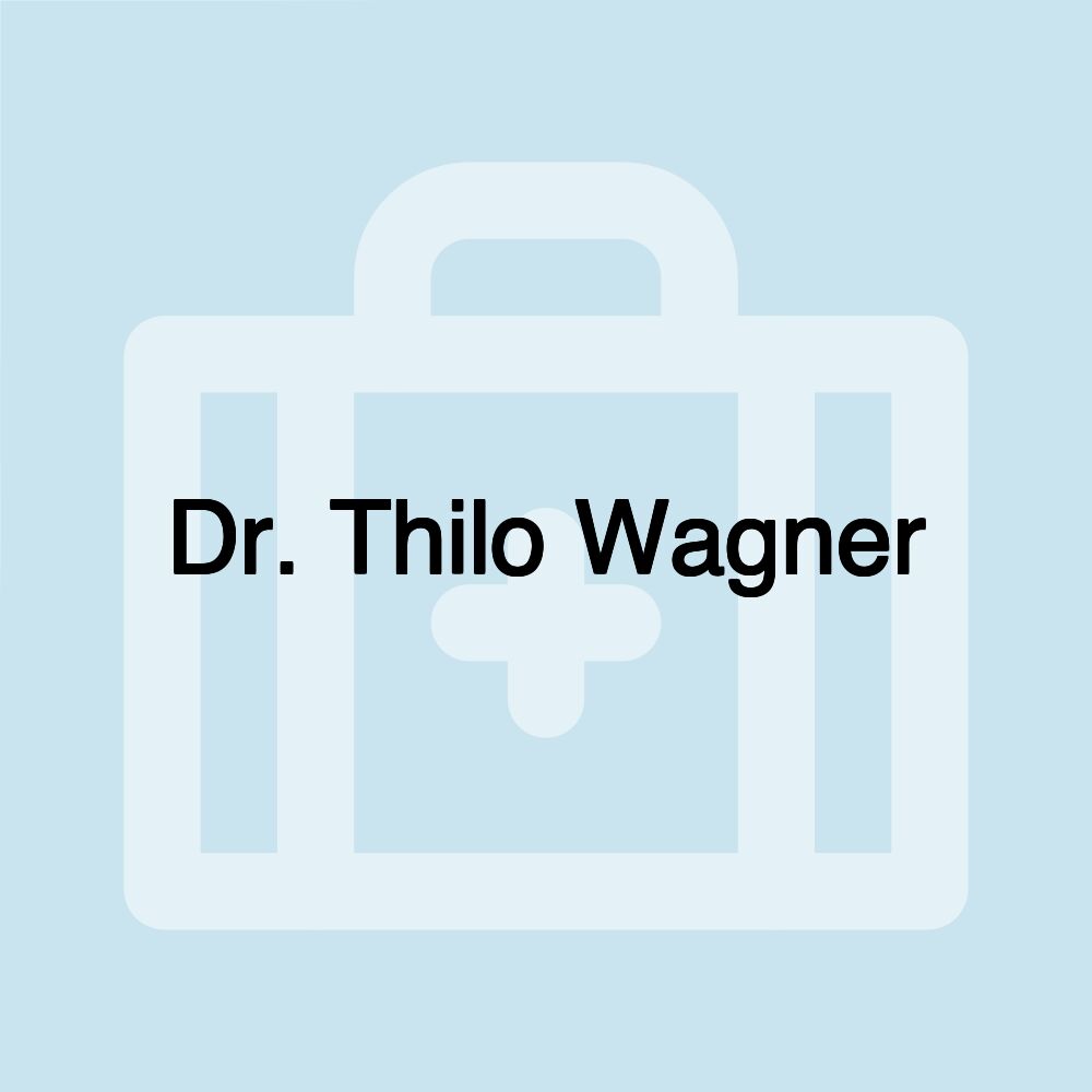 Dr. Thilo Wagner