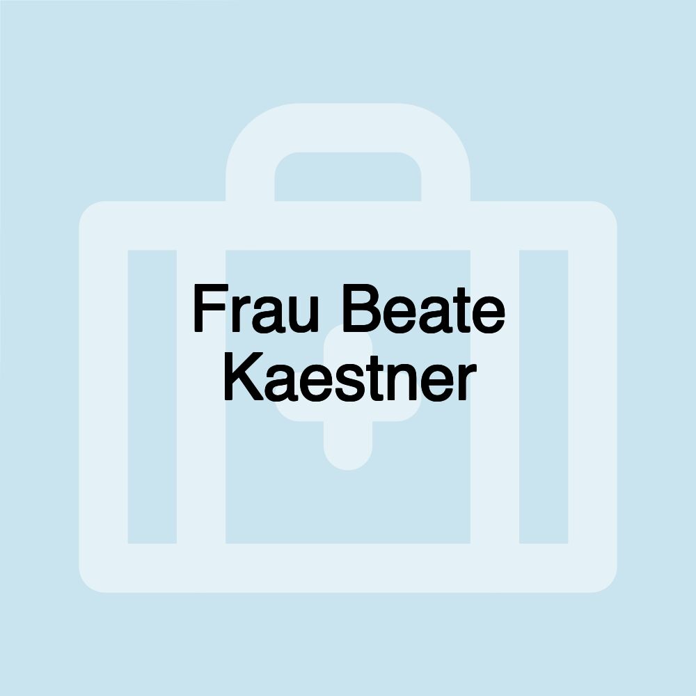 Frau Beate Kaestner