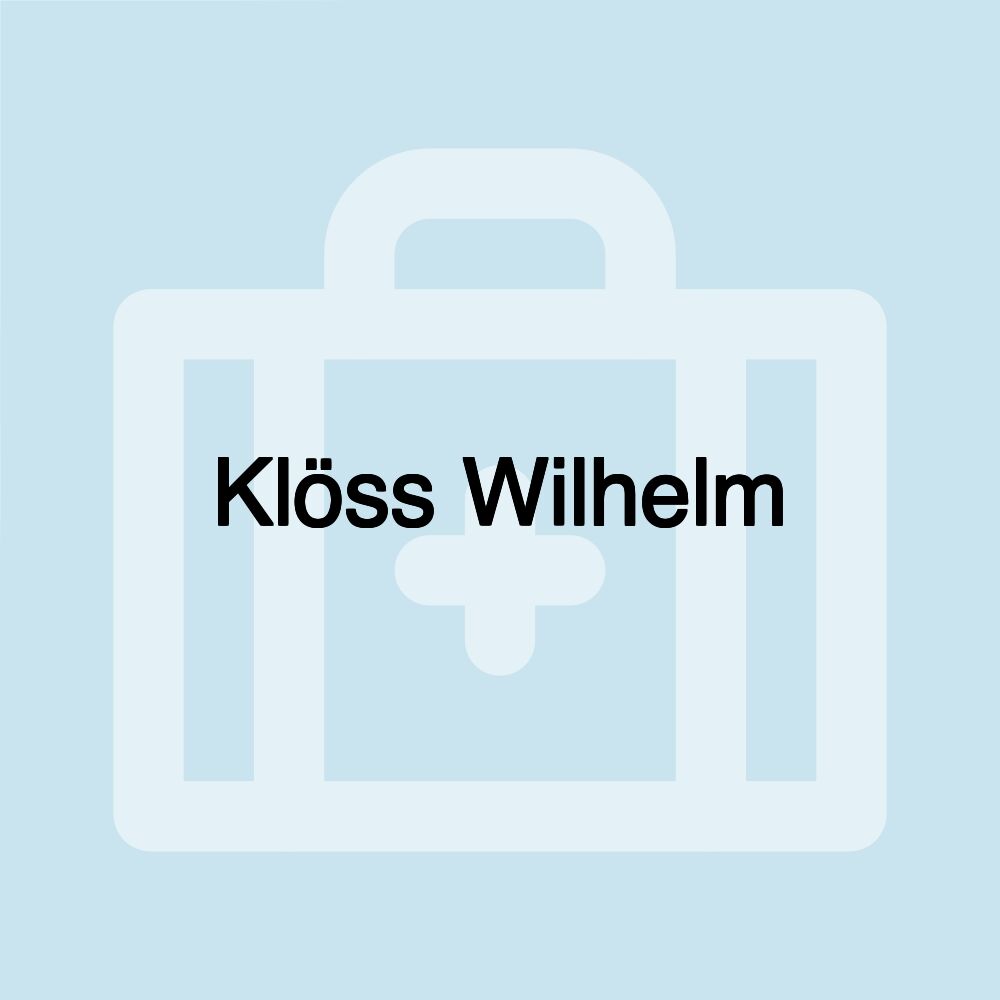 Klöss Wilhelm