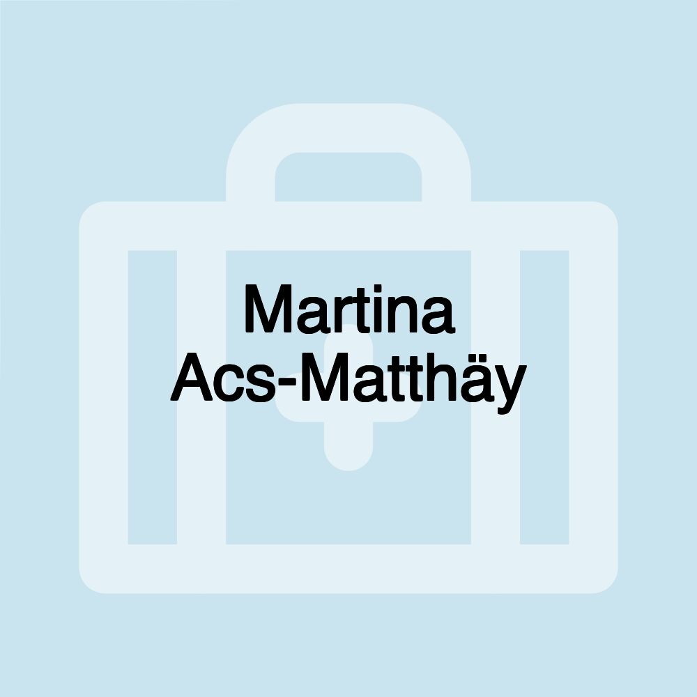 Martina Acs-Matthäy