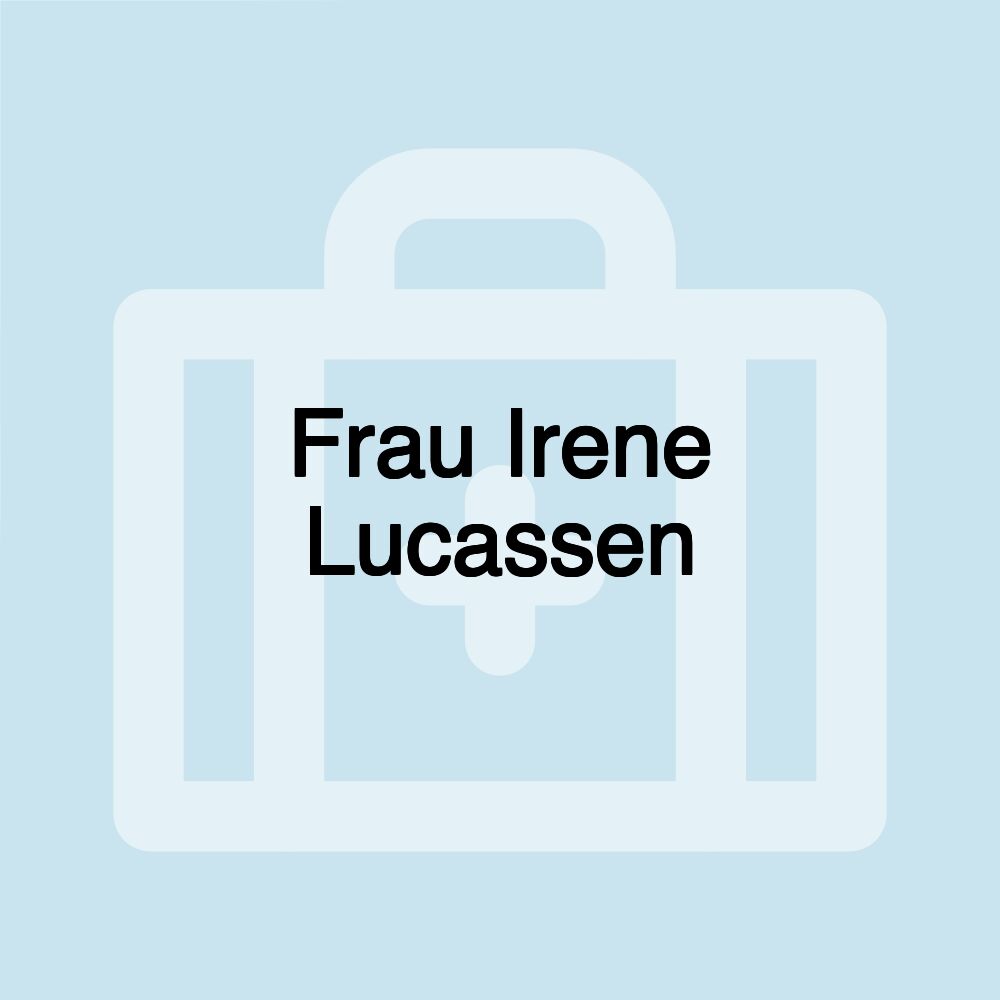 Frau Irene Lucassen