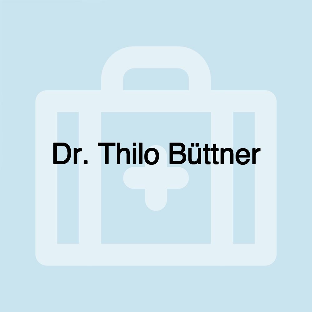 Dr. Thilo Büttner