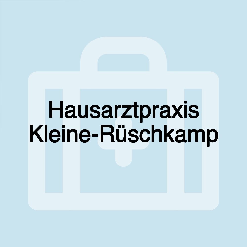 Hausarztpraxis Kleine-Rüschkamp