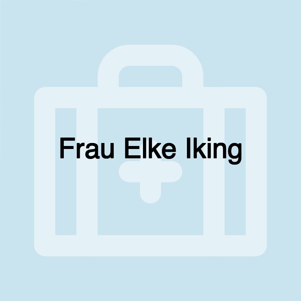 Frau Elke Iking