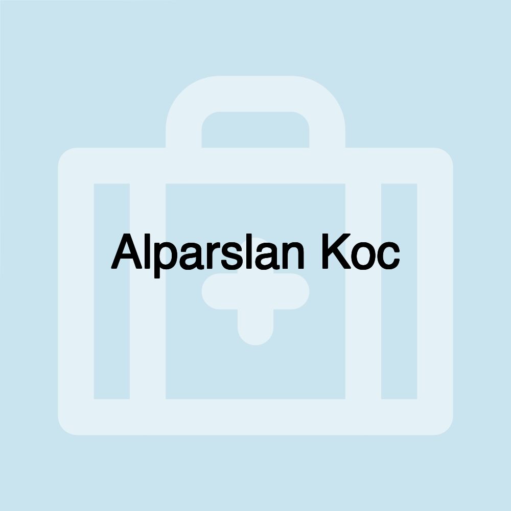 Alparslan Koc