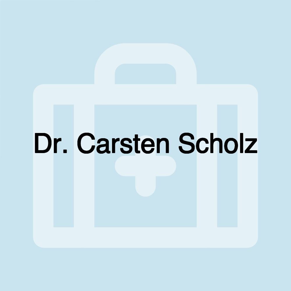 Dr. Carsten Scholz