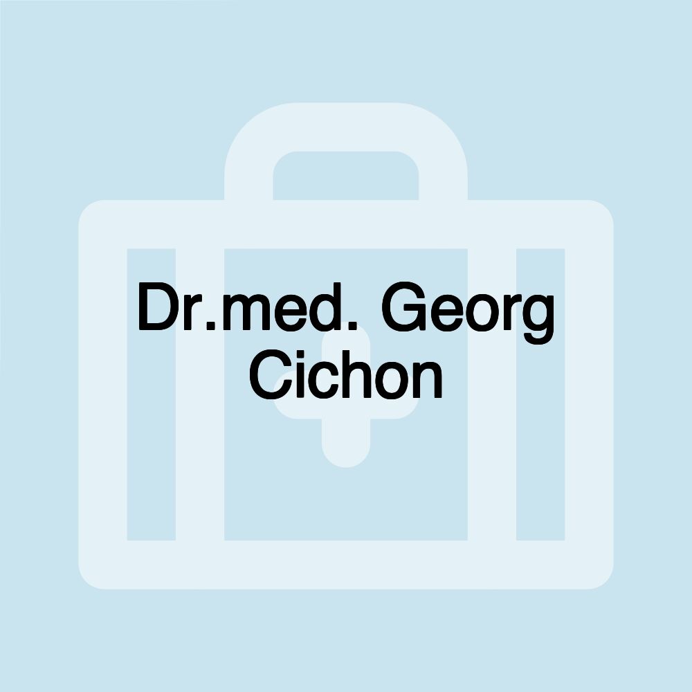 Dr.med. Georg Cichon