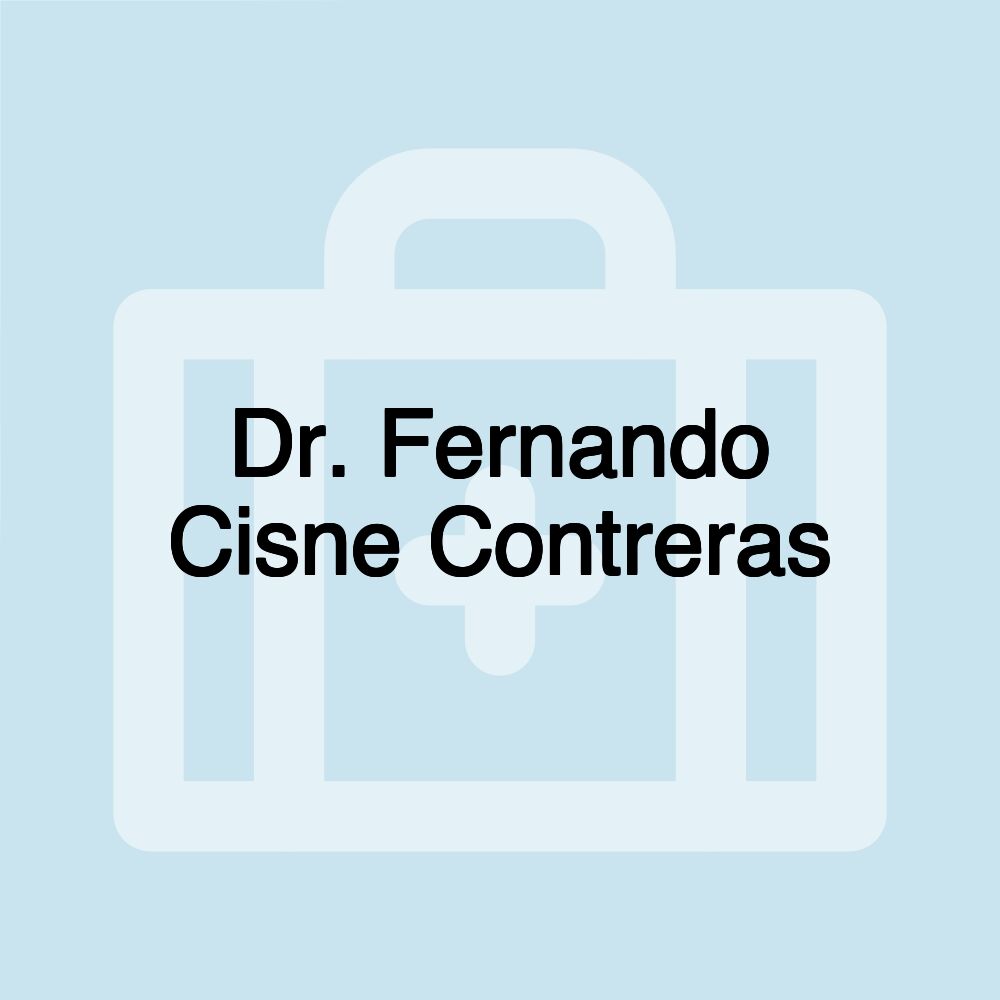 Dr. Fernando Cisne Contreras