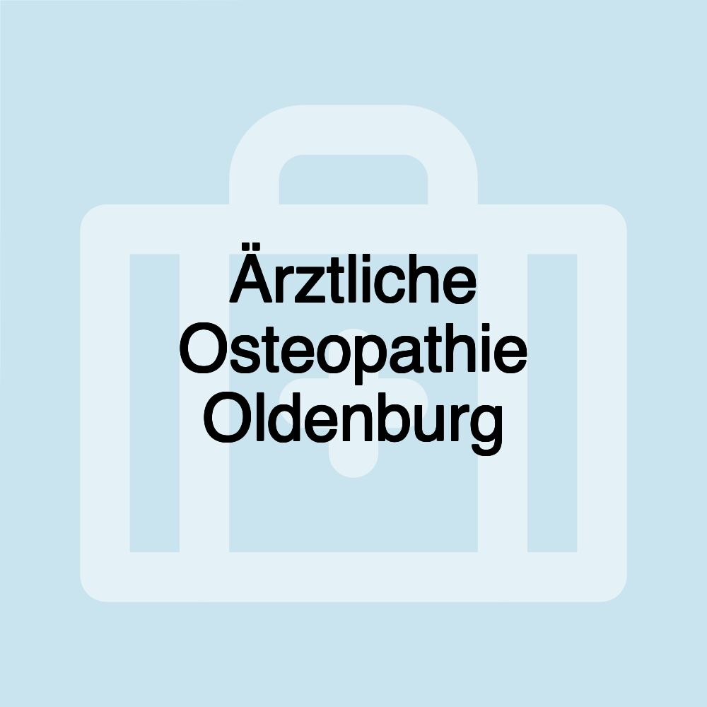 Ärztliche Osteopathie Oldenburg