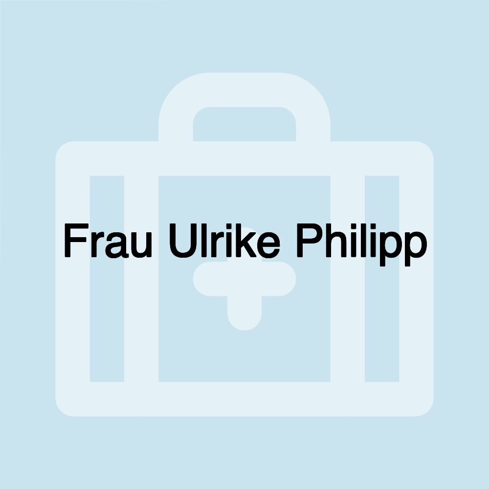 Frau Ulrike Philipp