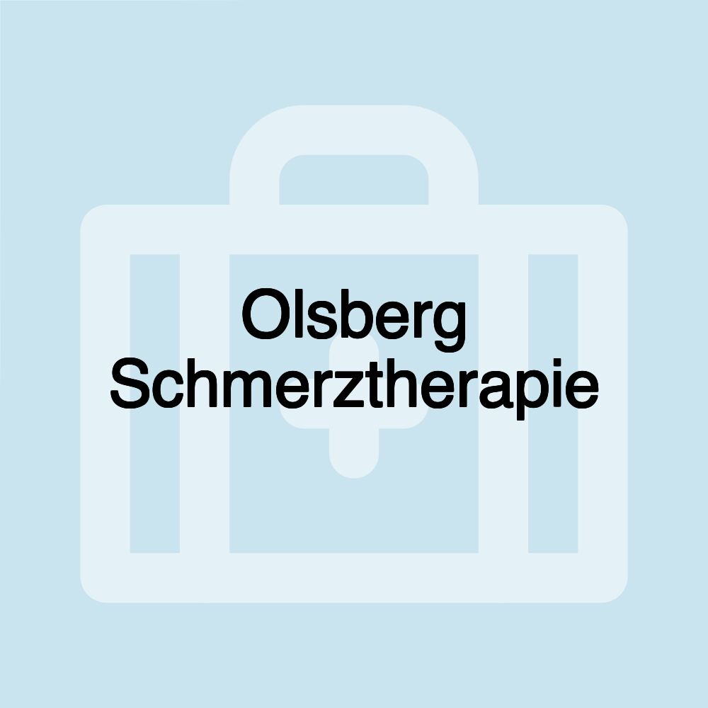 Olsberg Schmerztherapie