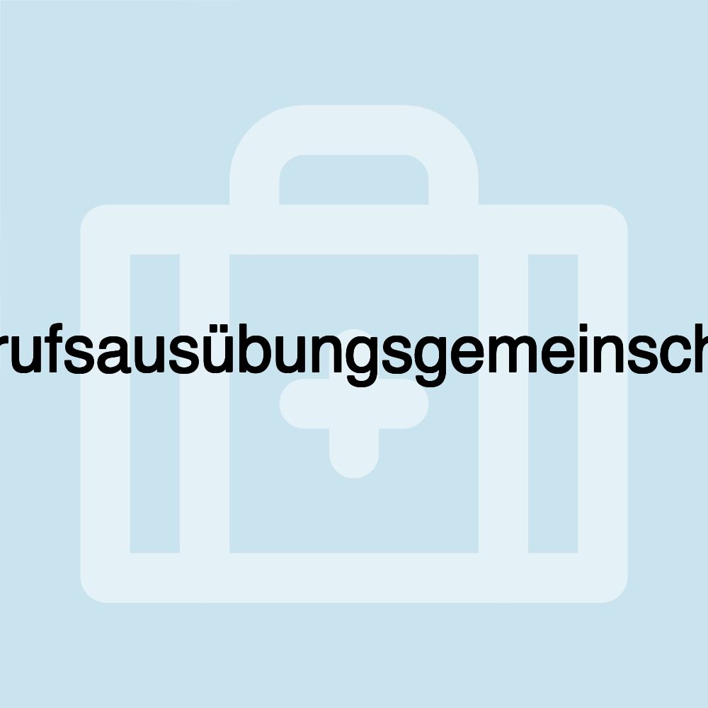 Berufsausübungsgemeinschaft