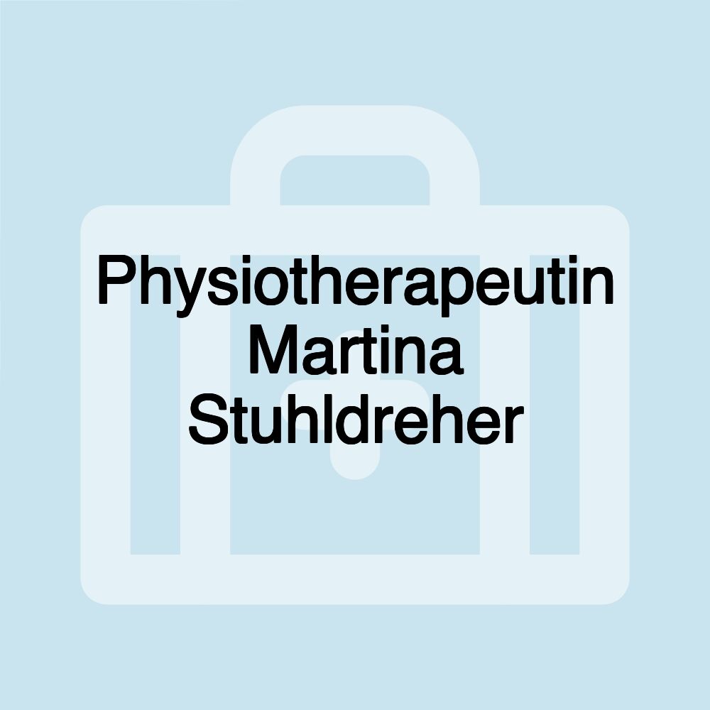 Physiotherapeutin Martina Stuhldreher