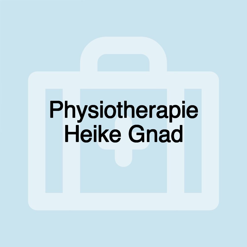 Physiotherapie Heike Gnad