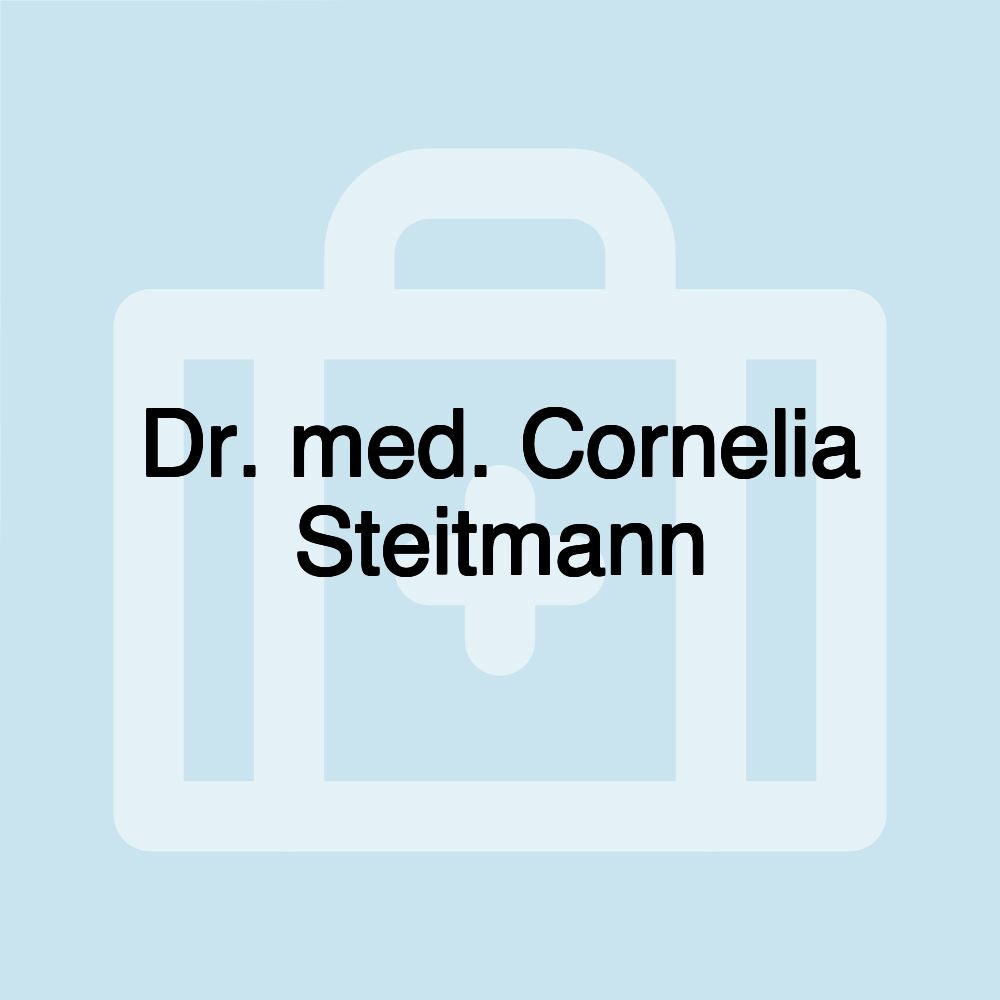 Dr. med. Cornelia Steitmann