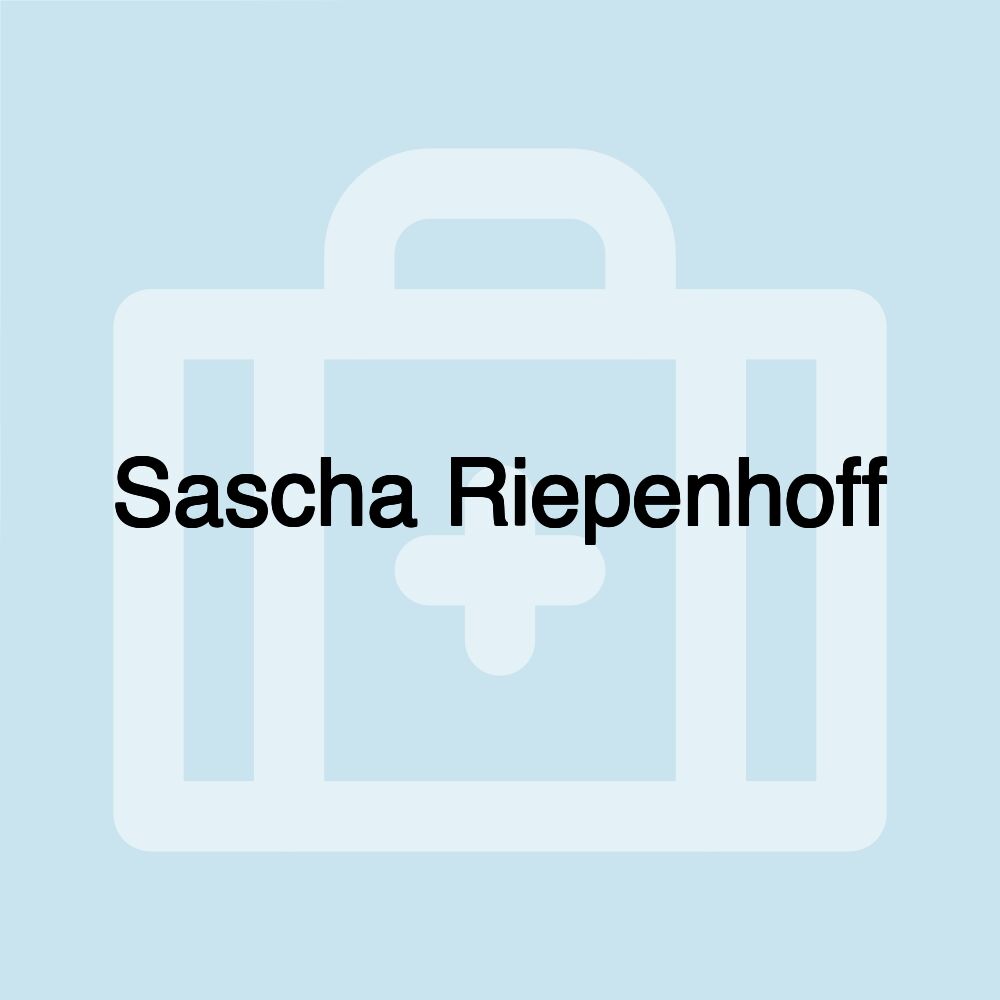 Sascha Riepenhoff