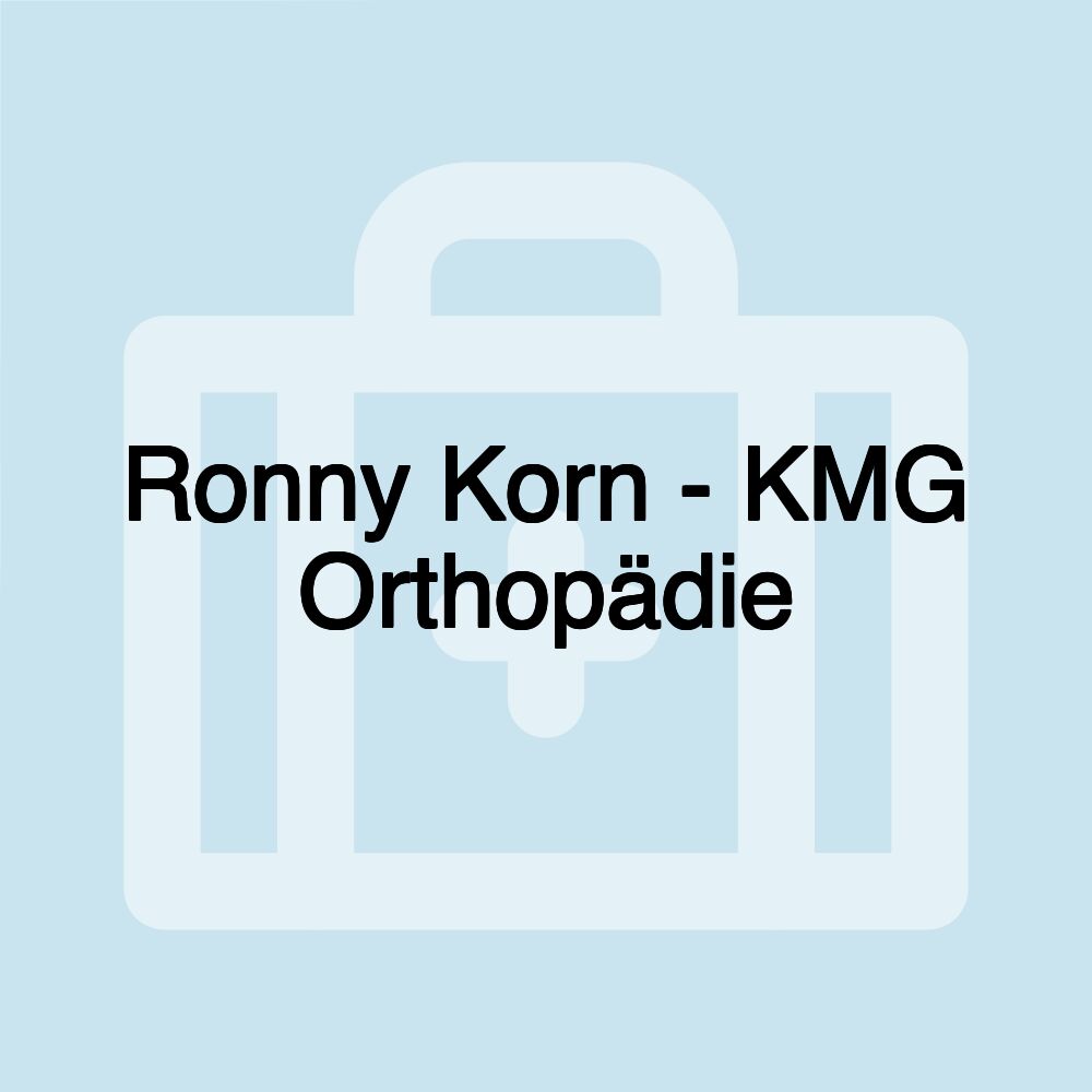 Ronny Korn - KMG Orthopädie