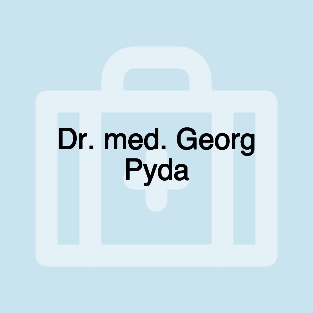 Dr. med. Georg Pyda