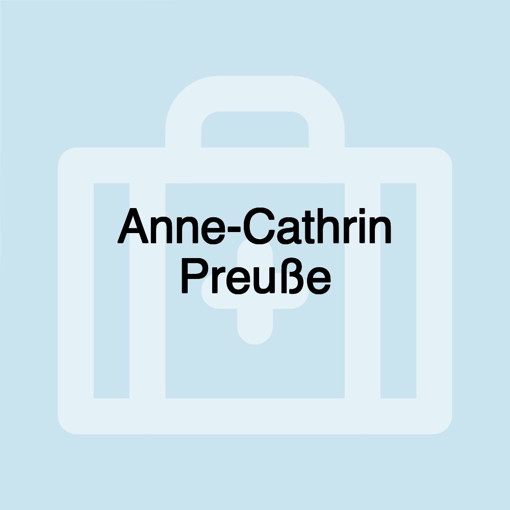 Anne-Cathrin Preuße