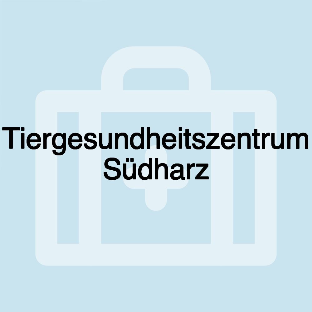 Tiergesundheitszentrum Südharz