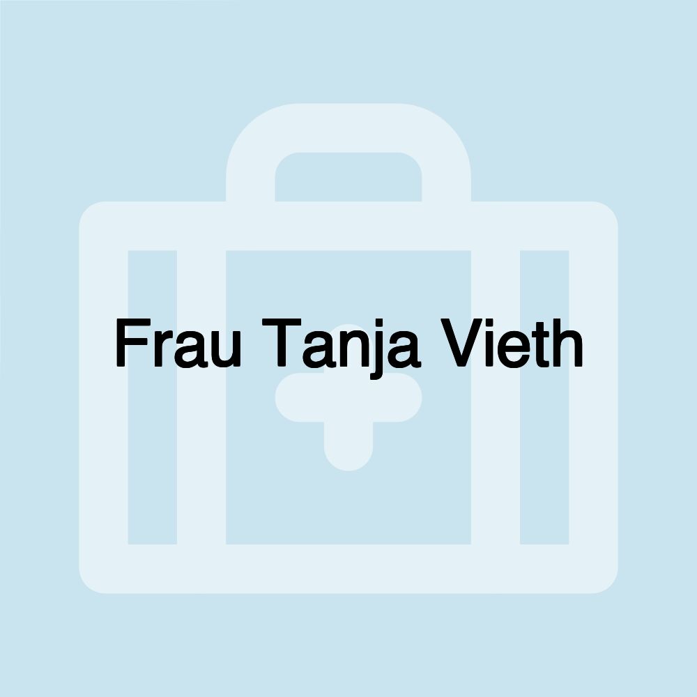 Frau Tanja Vieth