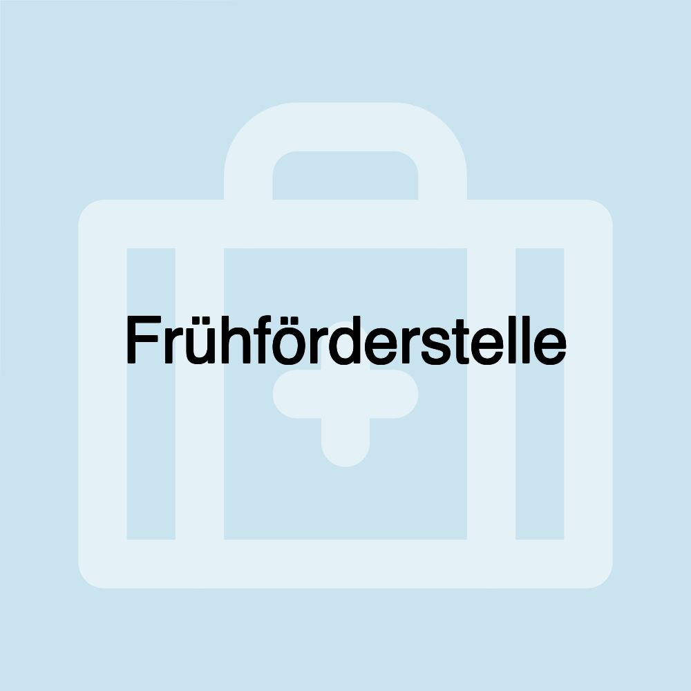 Frühförderstelle