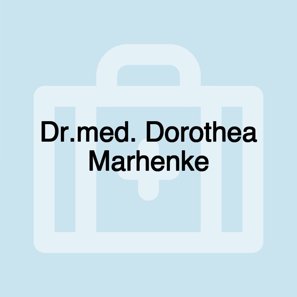 Dr.med. Dorothea Marhenke