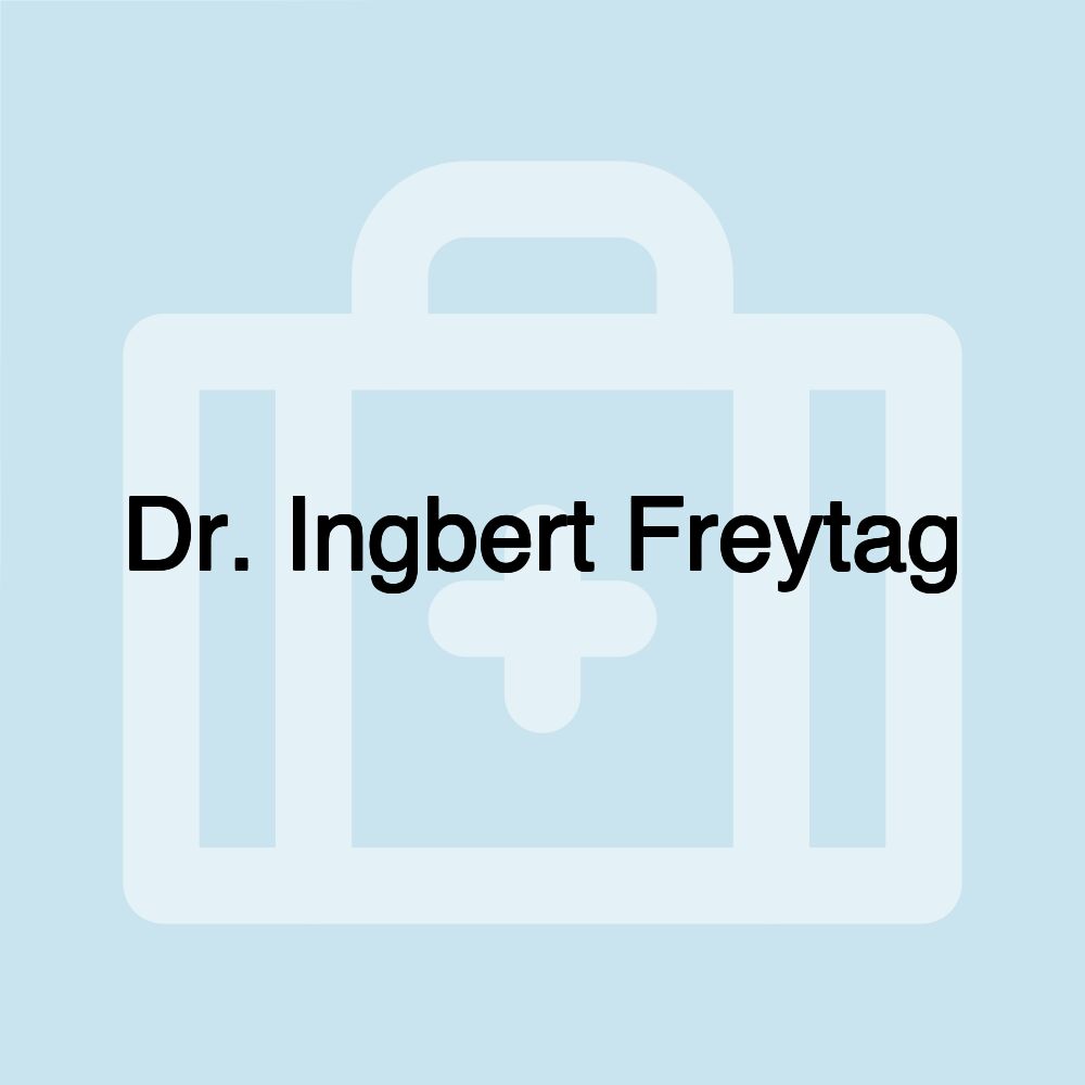 Dr. Ingbert Freytag