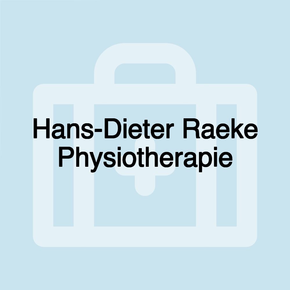 Hans-Dieter Raeke Physiotherapie