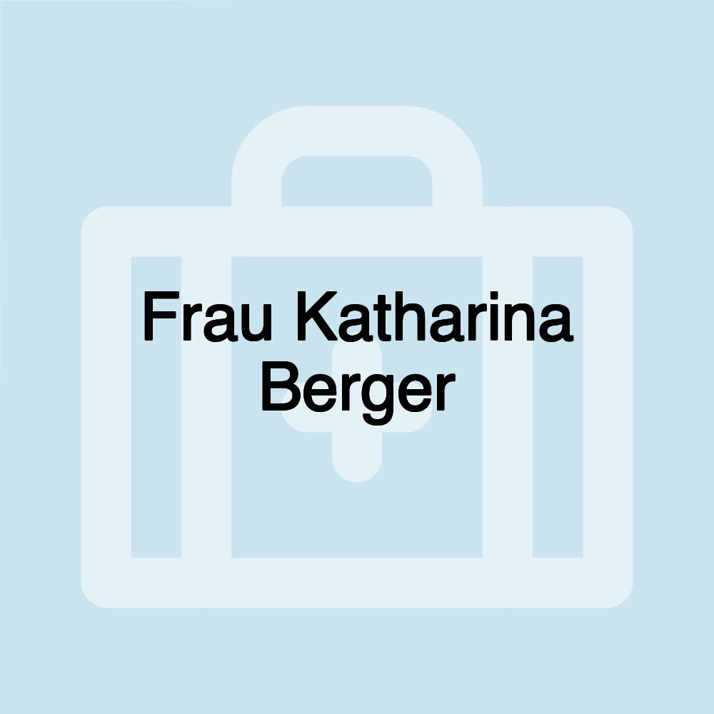 Frau Katharina Berger