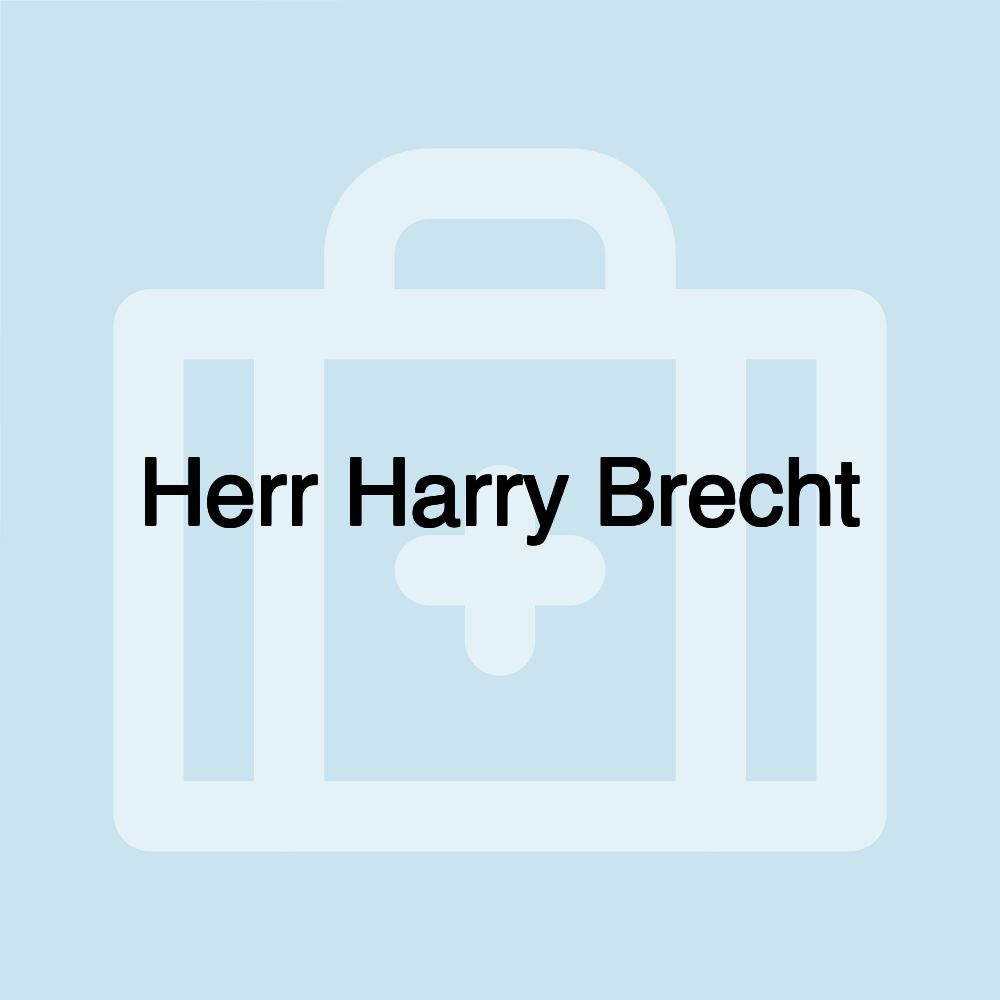 Herr Harry Brecht