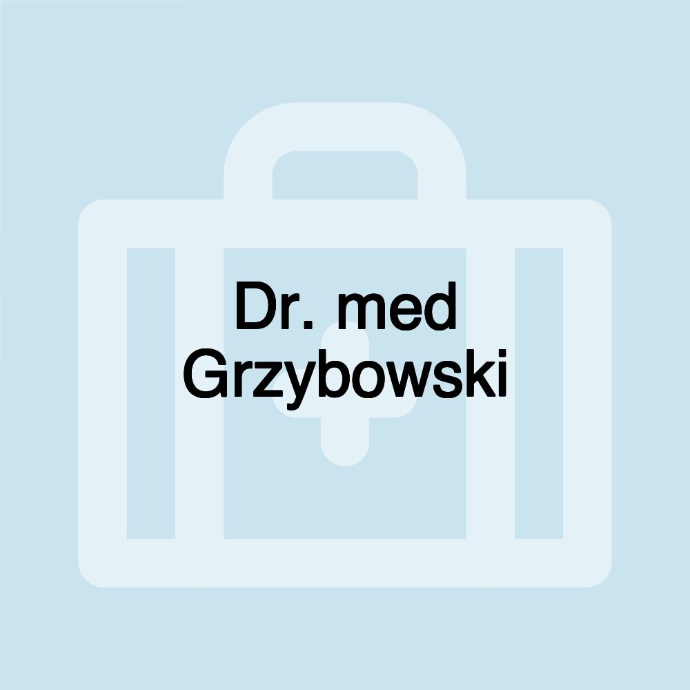 Dr. med Grzybowski