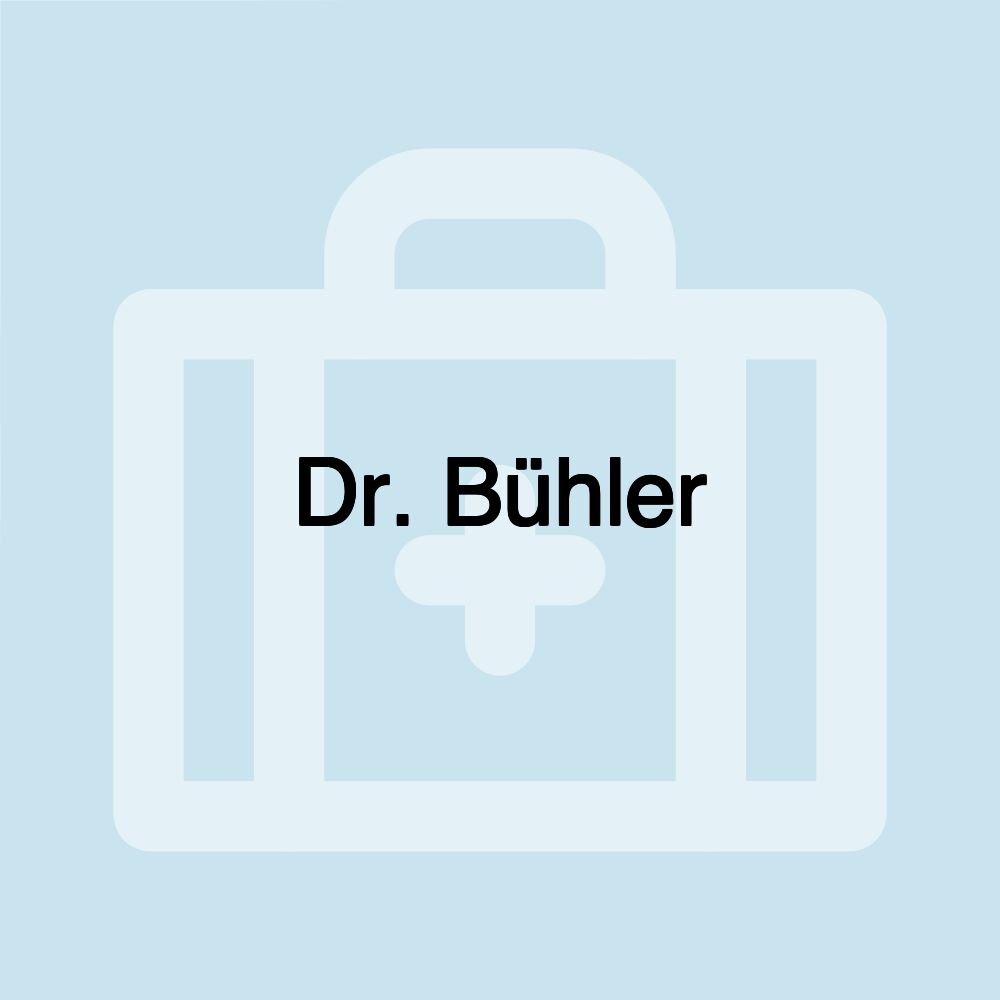 Dr. Bühler