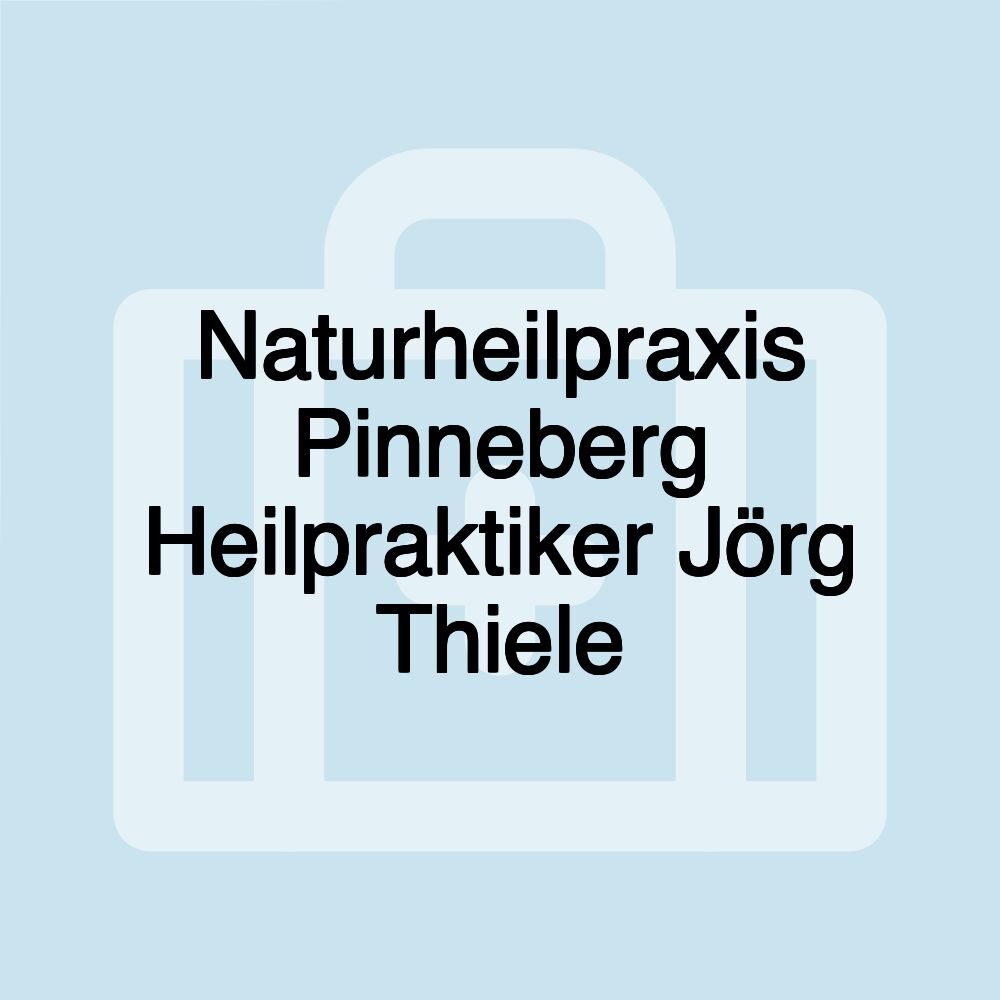 Naturheilpraxis Pinneberg Heilpraktiker Jörg Thiele