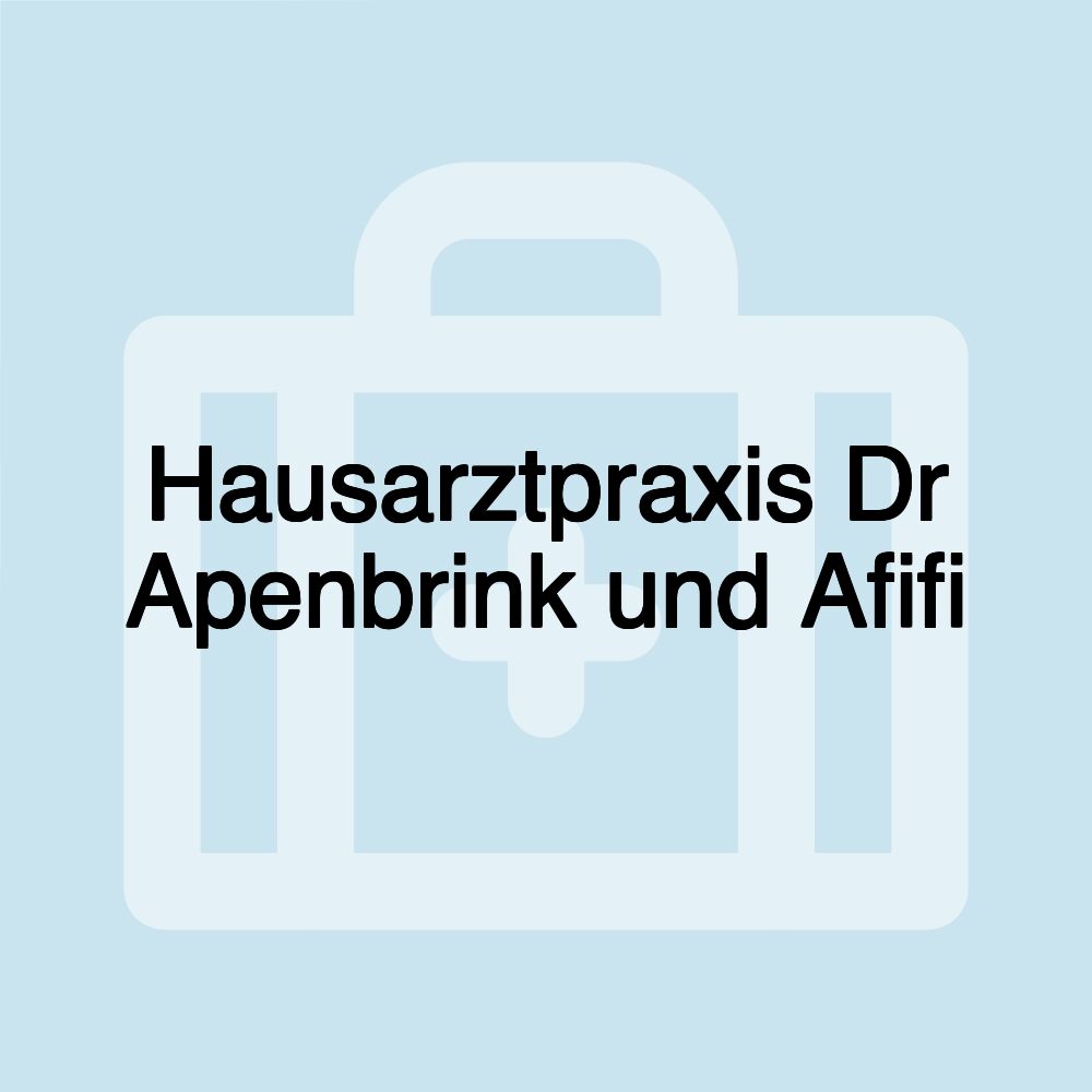 Hausarztpraxis Dr Apenbrink und Afifi