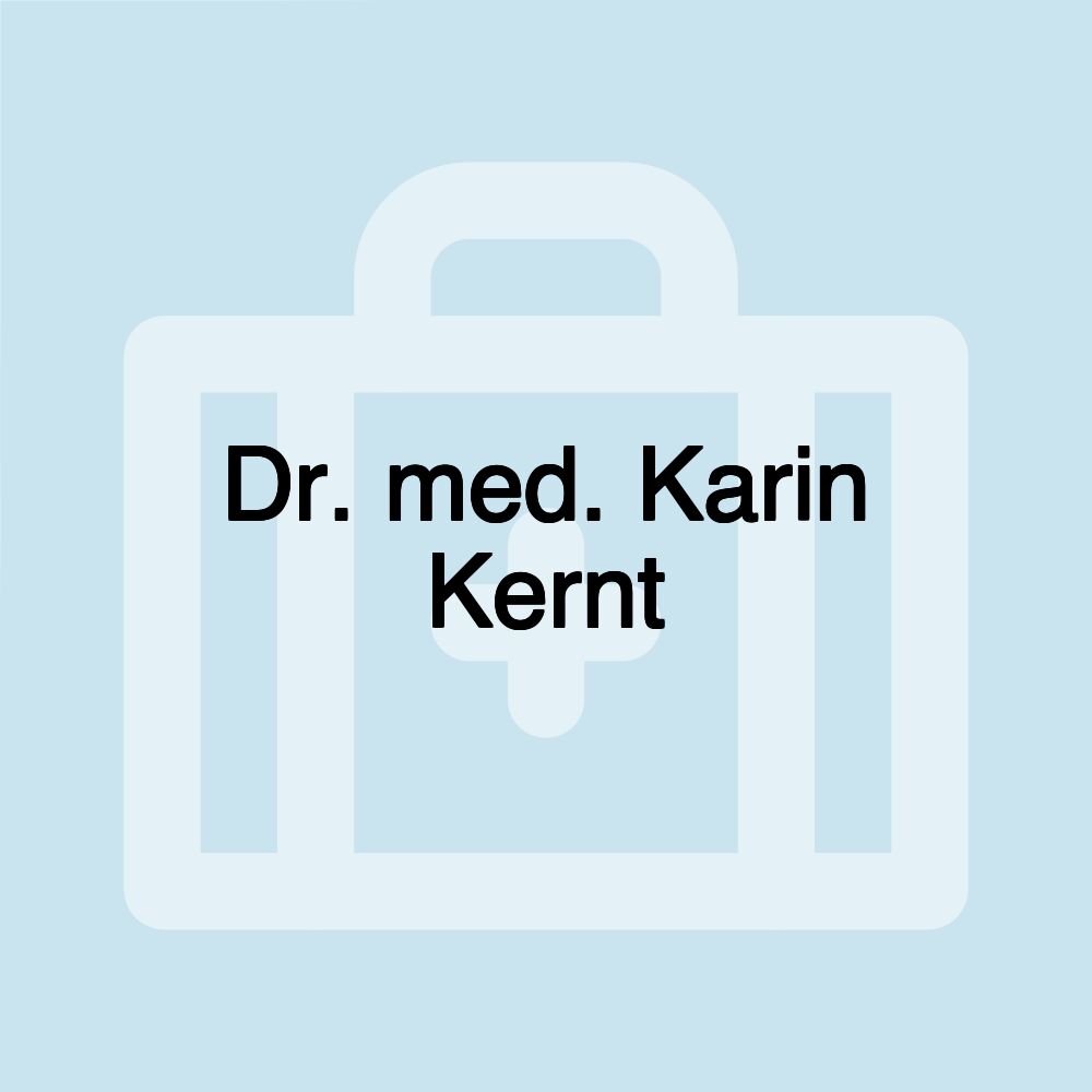 Dr. med. Karin Kernt