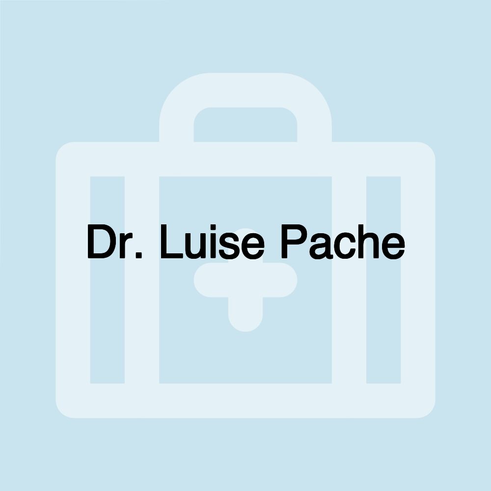 Dr. Luise Pache