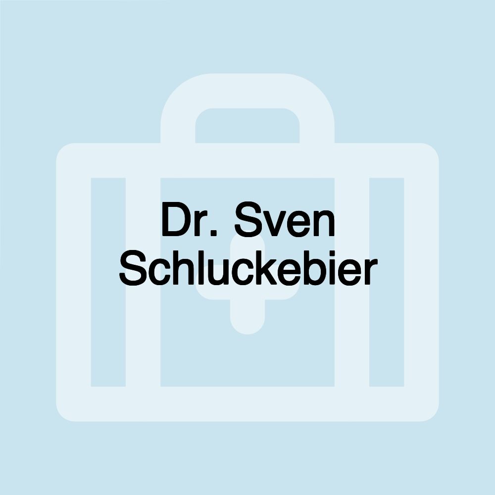 Dr. Sven Schluckebier