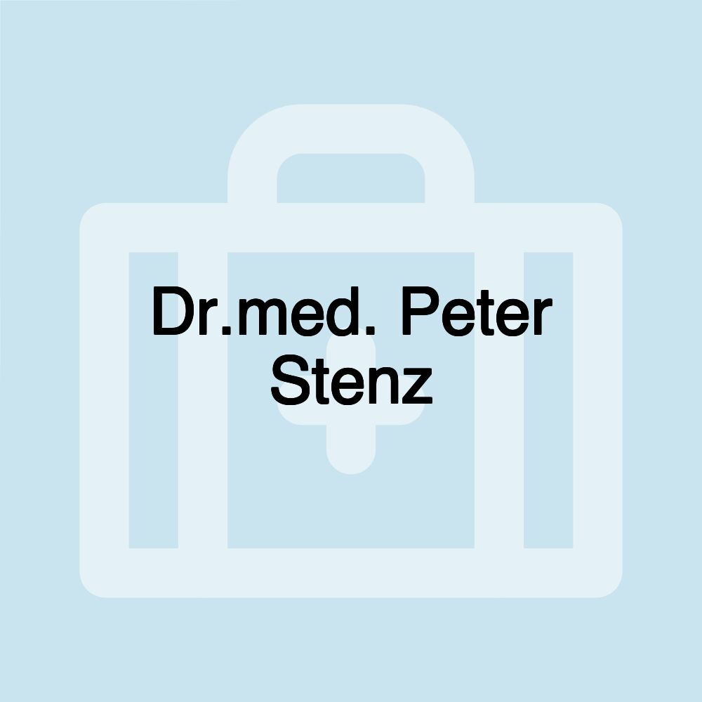 Dr.med. Peter Stenz