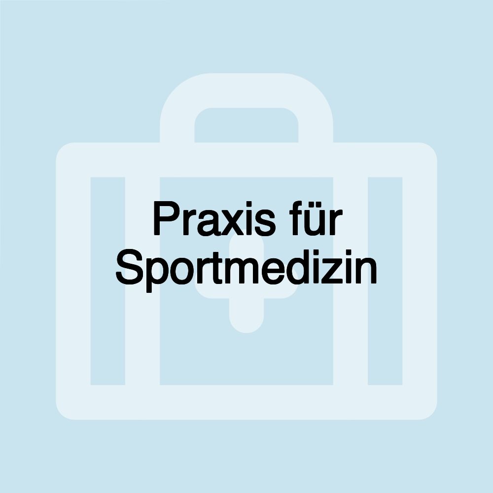 Praxis für Sportmedizin