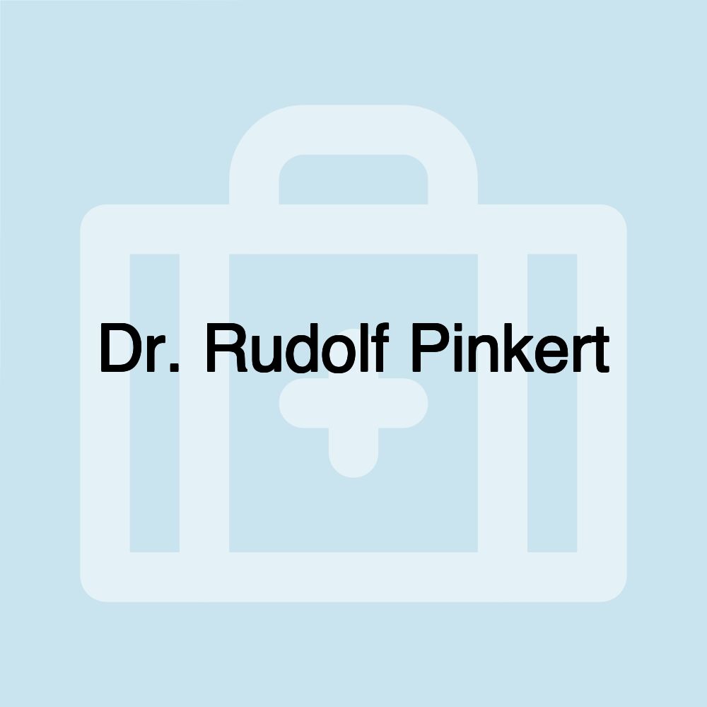 Dr. Rudolf Pinkert