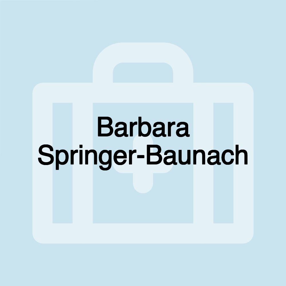 Barbara Springer-Baunach