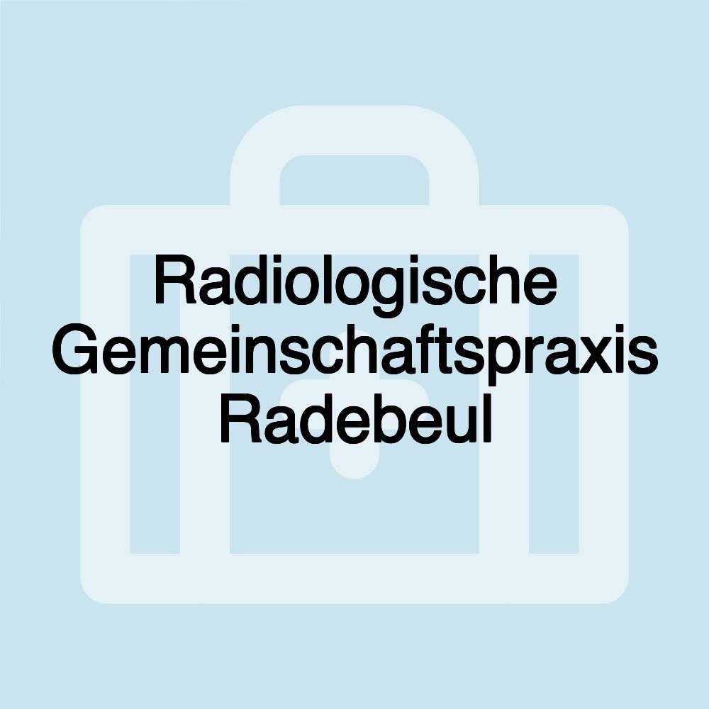 Radiologische Gemeinschaftspraxis Radebeul