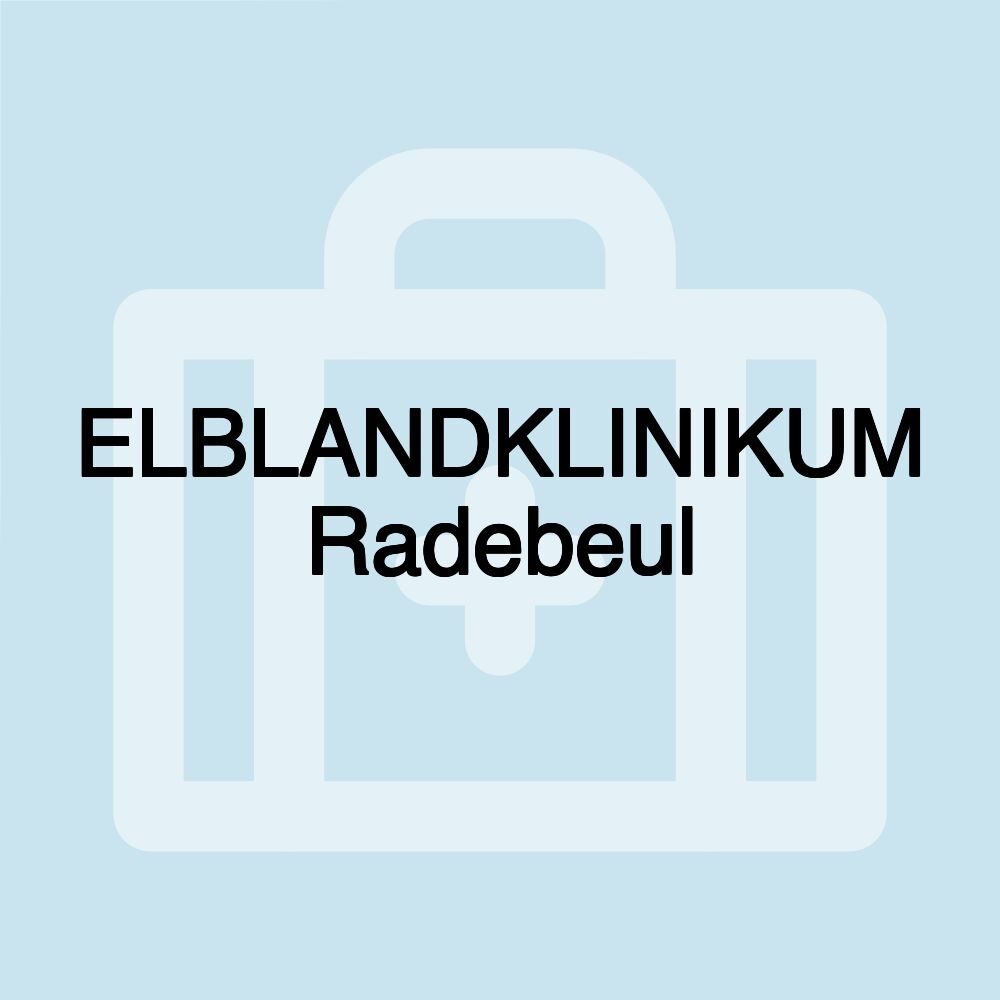 ELBLANDKLINIKUM Radebeul