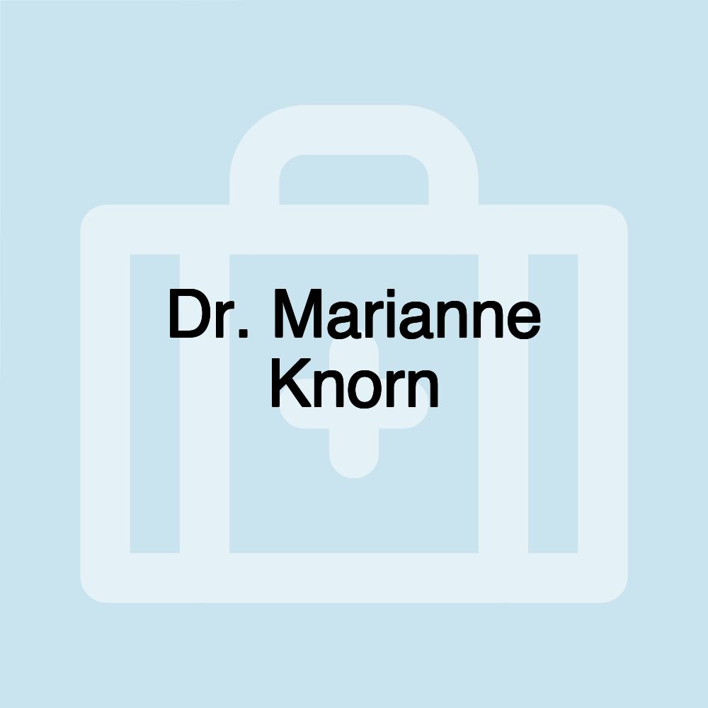 Dr. Marianne Knorn