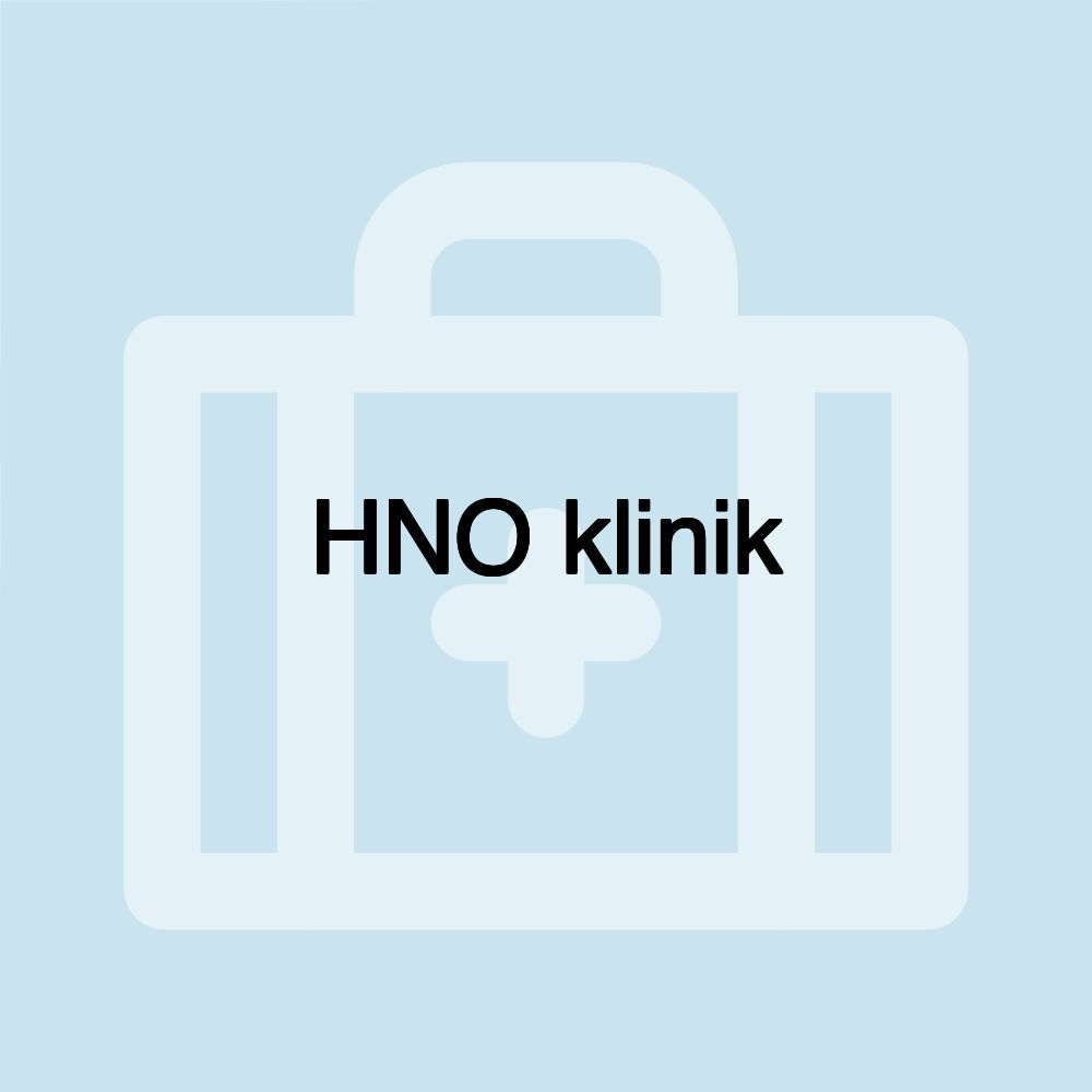 HNO klinik