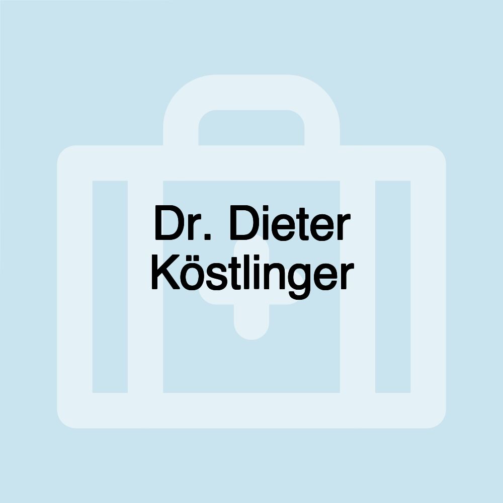 Dr. Dieter Köstlinger