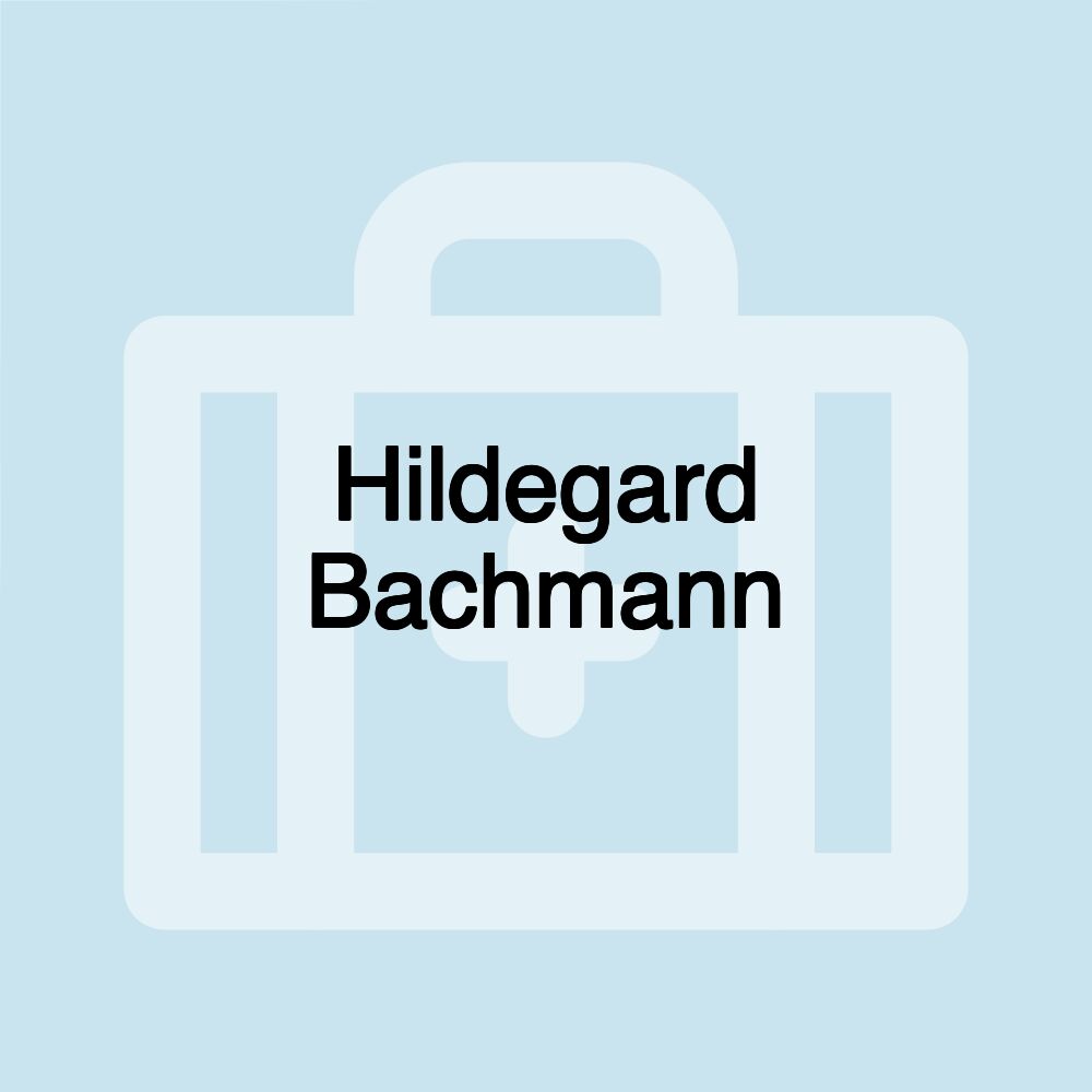 Hildegard Bachmann