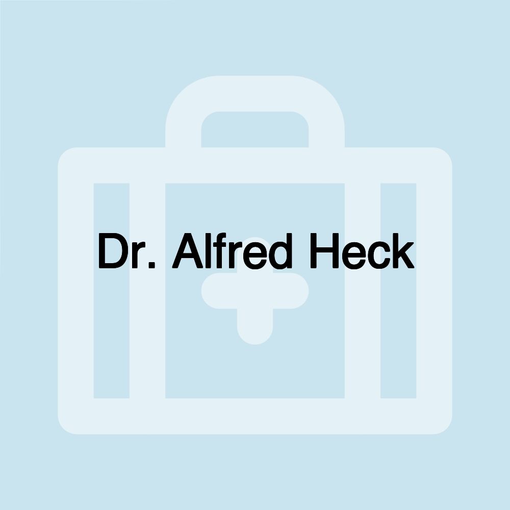 Dr. Alfred Heck